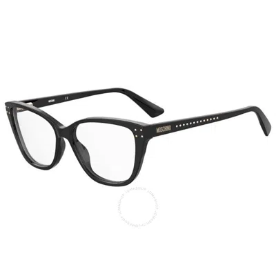 Moschino Demo Cat Eye Ladies Eyeglasses Mos583 0807 54 In Black