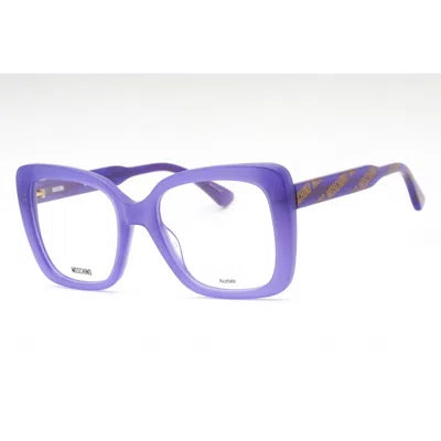 Moschino Demo Square Ladies Eyeglasses Mos614 0b3v 52 In Multi