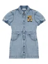 Moschino Denim Dress In Blue