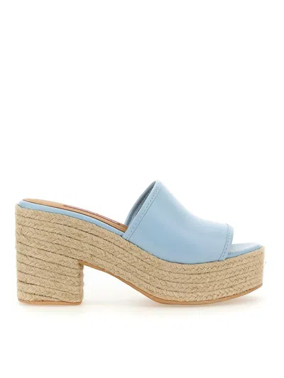 MOSCHINO SANDALIAS - AZUL