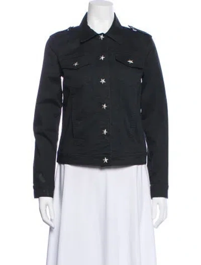 Pre-owned Moschino Denim Jacket In Black