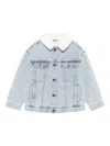 Moschino Denim Jacket In Blue