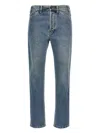 Moschino Denim Jeans With Five-pocket Design And Belt Loops