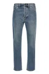 Moschino Denim Jeans With Five-pocket Design And Belt Loops