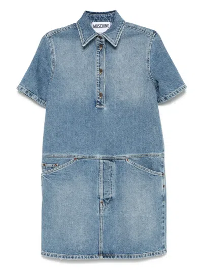 MOSCHINO DENIM MINI DRESS