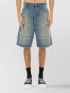 Moschino Distressed Denim Shorts