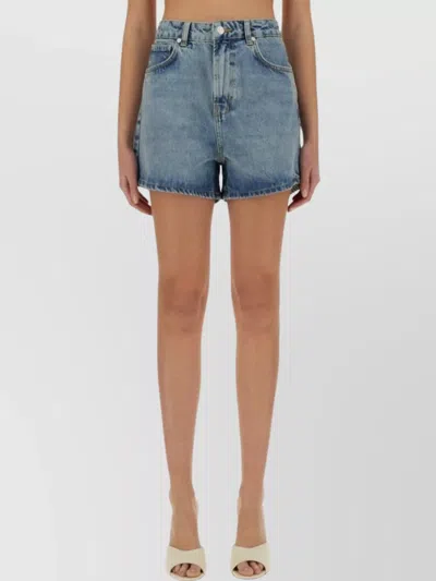 Moschino Denim Shorts Featuring Belt Loops
