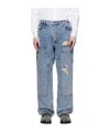 Moschino Denim Trousers With Belt Loops