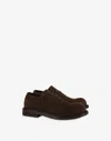 Moschino Lace-up Brogues Leather Sole In Brown