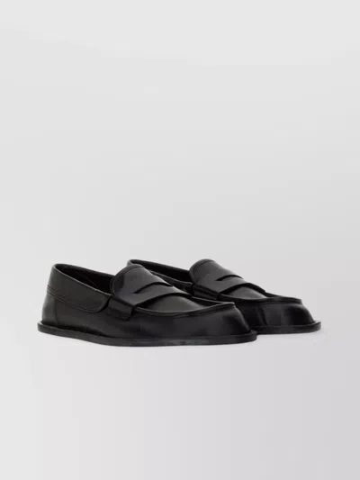 MOSCHINO DESERT PENNY STRAP LOAFERS