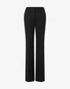 Moschino Diagonal Wool-blend And Nylon Pants In Black