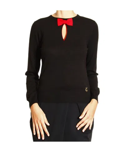 Moschino Dig And Cut The Details Of The Sweater In Black