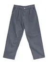 Moschino Discoriato Pinces Trousers In Gray