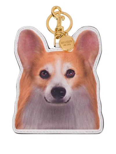 Moschino Dog-motif Keyring