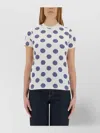 Moschino Organic Jersey T-shirt Biro Polka Dots