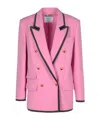 Moschino Blazer Double-breasted Gold Buttons In Pink