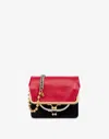 Moschino Double Shoulder Bag In Red