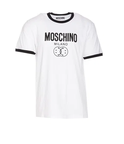 Moschino Double Smile T-shirt In White
