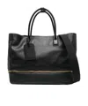 Moschino Double-handle Shoulder Bag In Black