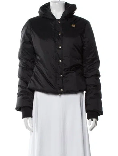 Pre-owned Moschino Down Jacket In Gray