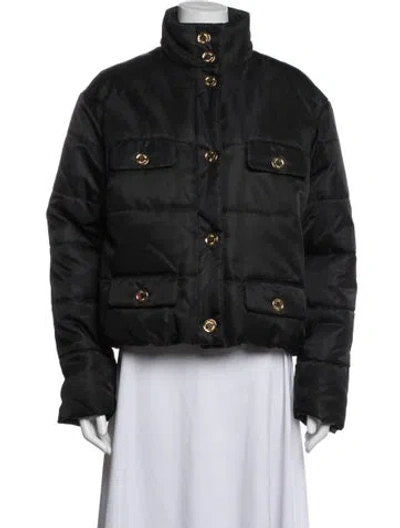 Pre-owned Moschino Down Jacket W/ Tags In Black