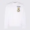 Moschino "drawn Teddy Bear" Sweatshirt In White