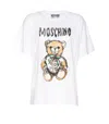 Moschino Drawn Teddy Bear T-shirt In White