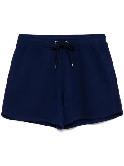 Moschino Drawstring Fastening Shorts In Blue