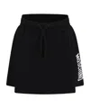 Moschino Drawstring Skirt In Black