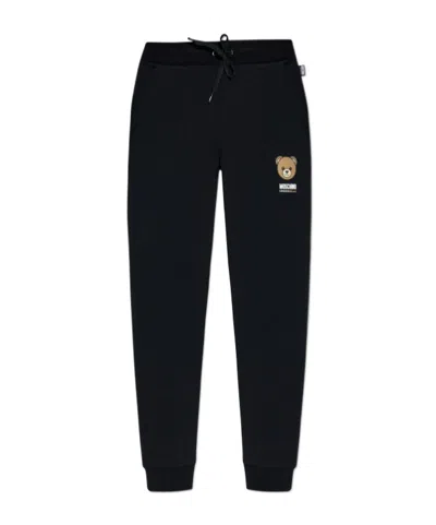 Moschino Drawstring Sweatpants In Black
