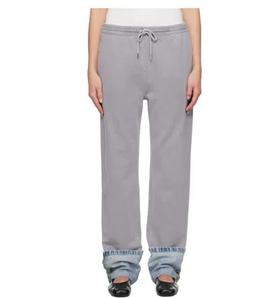 Moschino Drawstring Sweatpants In Gray