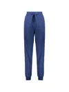 Moschino Drawstring Track Pants In Blue