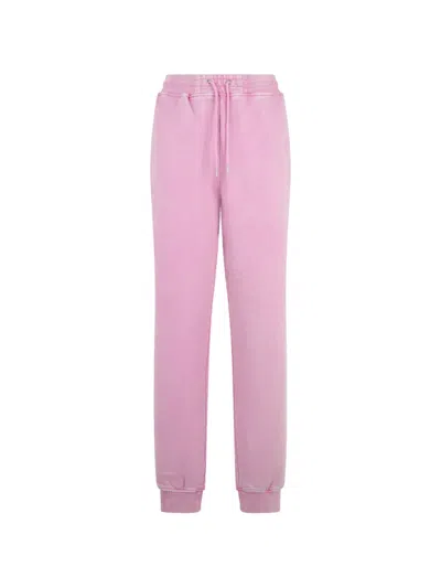 Moschino Drawstring Track Pants In Pink