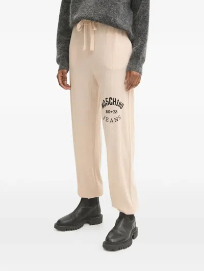 Moschino Drawstring Trousers In Pink