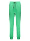 Moschino Drawstring-waist Trousers In Green