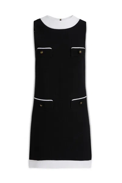Moschino Short Dress Bouclé Fabric In A2555