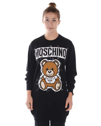 Moschino Mini Dress In Black