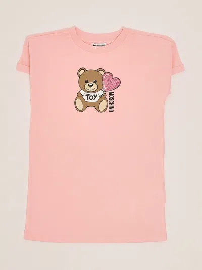 Moschino Kids' Dress Dress In Pink