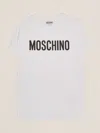 Moschino Logo-print Jersey T-shirt In White