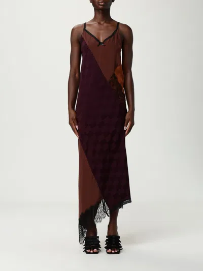 Moschino Shoulder Strap Dress In Multi