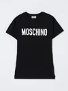 Moschino Logo-print Cotton T-shirt In Black
