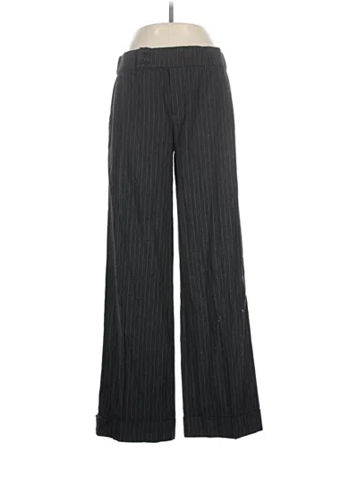 Pre-owned Moschino Dress Pants In Black