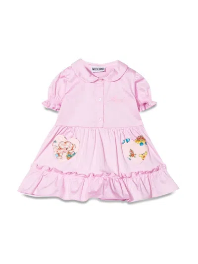 Moschino Dress In Pink