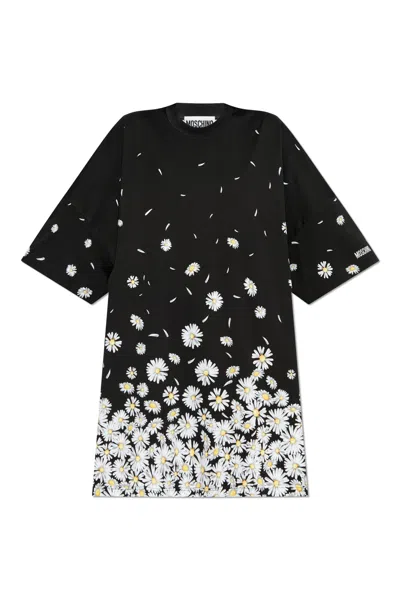 MOSCHINO MOSCHINO DRESS WITH FLORAL PATTERN