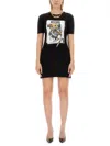 Moschino Teddy Bear Dress In Black