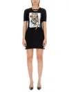 Moschino Teddy Bear Dress In Black