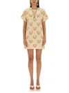MOSCHINO DRESS WITH TEDDY BEAR EMBROIDERY