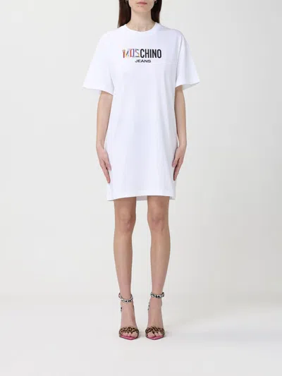Moschino Dress Woman  Jeans In White