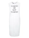 Moschino Graphic Print Midi Dress With Back Slit