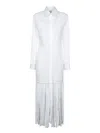 Moschino White Poplin Chemisier Dress